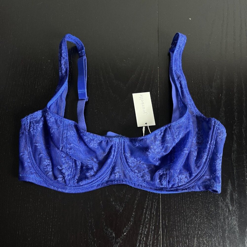 NWT JOURNELLE Romy Demi Underwire Bra Size 34F in Violet